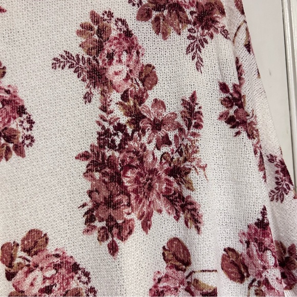 Pinque Stitch Fix Brushwood Crochet Trim Open Floral Cardigan | NWT | Size L - Picture 8 of 11